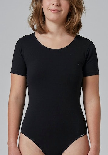 SKINY Kurzarmbody »Body Collection« bequem, weich, schlicht, kurzärmlig, Baumwollmix black 40 - N-Gr N-Gr 40 Kurzarmbody von Skiny