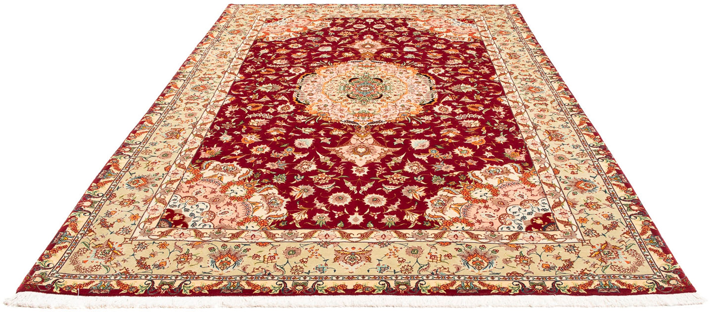 morgenland Orientteppich »Perser - Täbriz - Royal - 312 x 204 cm - dunkelro günstig online kaufen