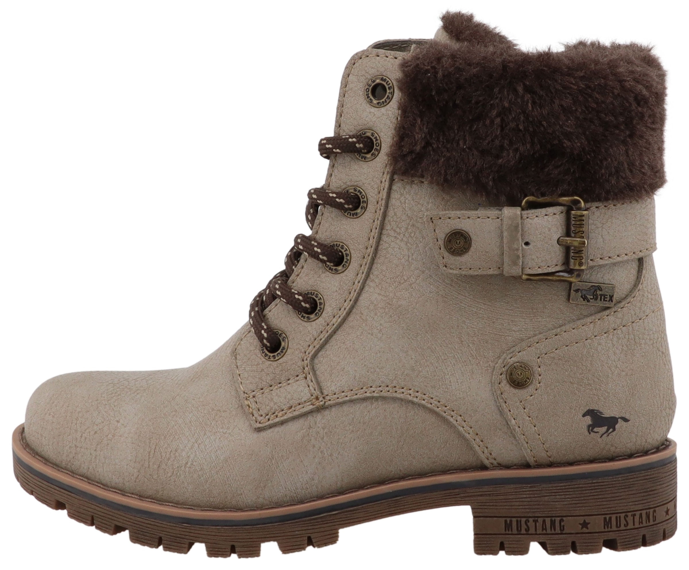 Mustang Shoes Winterstiefel »Matilde«  Oudoorboots, Schnürstiefel mit Warmfutter