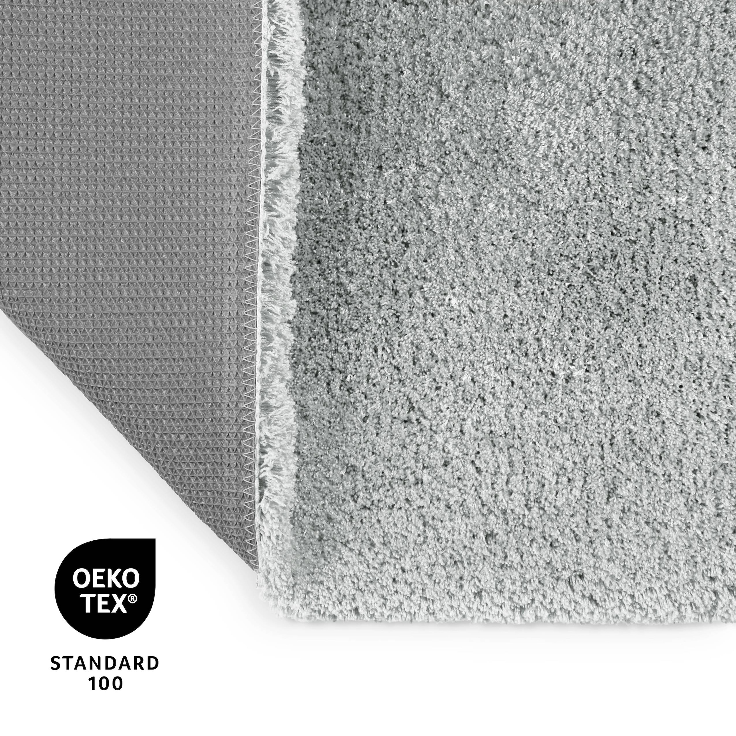 OTTO home Badematte »Kaarin«, rutschhemmend beschichtet, schnell trocknend, Badteppich, getuftet, flauschig, hochflor, große Farbauswahl