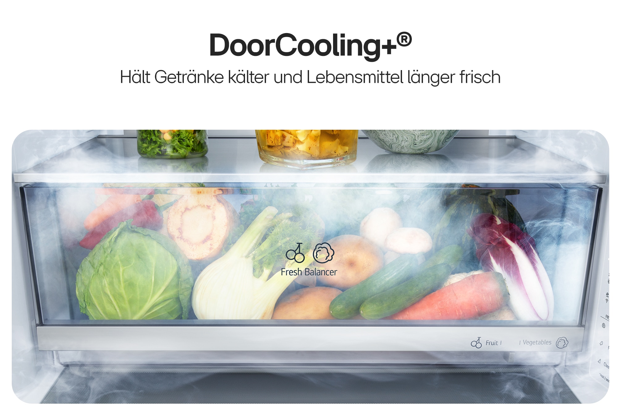 LG Kühl-/Gefrierkombination Serie 5 »GBBS525CEV« 203 cm hoch 59,7 cm breit Total No Frost, ThinQ mit AI Fresh & Saving Mode