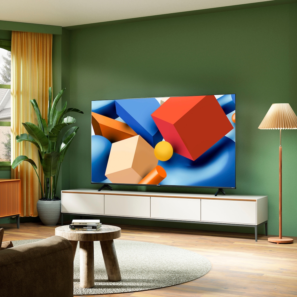 Hisense LED-Fernseher »55E61KT«, 139 cm/55 Zoll, 4K Ultra HD, Smart-TV, Smart-TV, Dolby Vision, Triple Tuner DVB-C/S/S2/T/T2-Alexa Built-In, DTS Virtual X