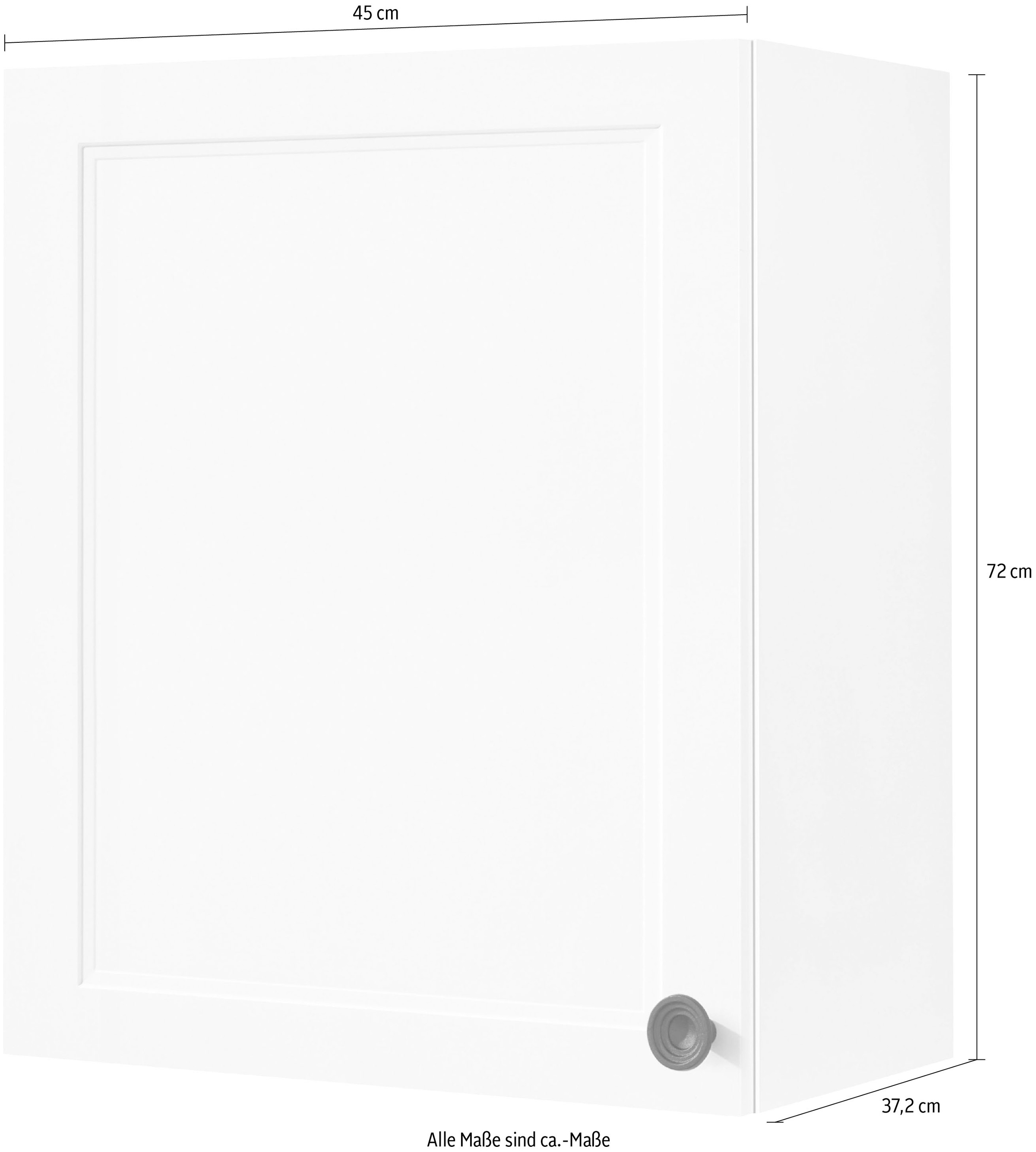 nobilia® Hängeschrank »"Cascada", Ausrichtung wählbar, vormontiert,«, in drei Breiten: 30, 40 und 60 cm, mit Soft-Close-Funktion