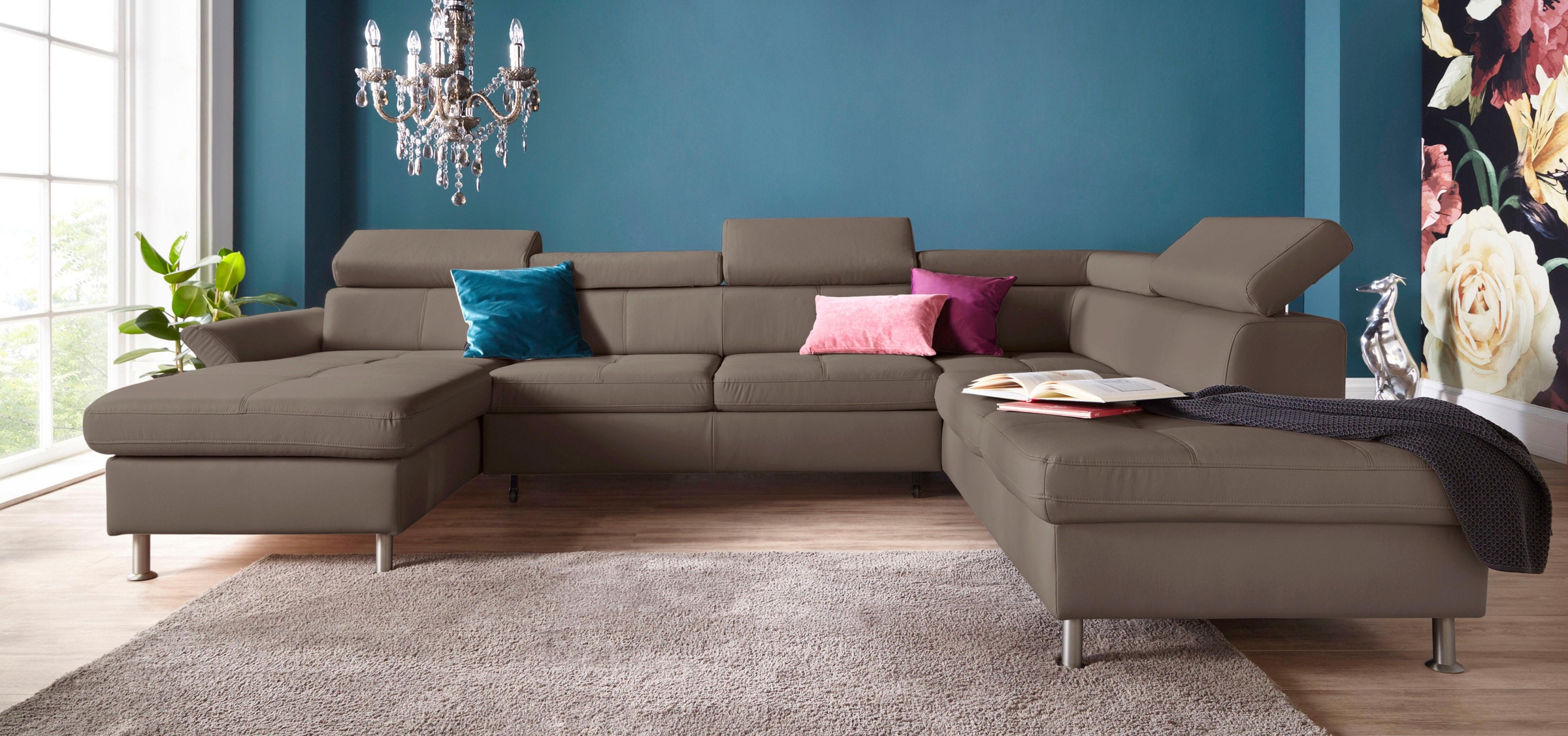 exxpo - sofa fashion Wohnlandschaft »Maretto, bequem und komfortabel, viel günstig online kaufen