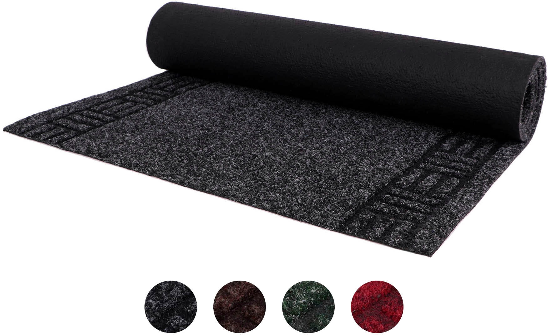 Primaflor-Ideen in Textil Läufer »Schmutzfangläufer PRIMAVERA, Made in Belgium«, rechteckig, 8 mm Höhe, Schmutzfangmatte, meliert, mit Bordüre, strapazierfähig, waschbar