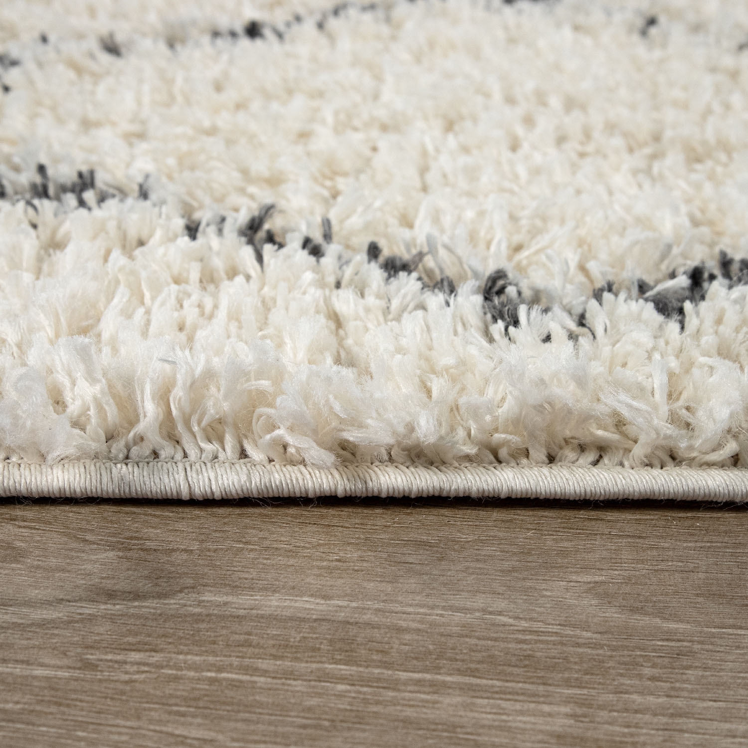 Paco Home Hochflor-Teppich »Kalmar 444«, rund, Scandi Design, Rauten  Muster, weich & kuschelig auf Rechnung kaufen