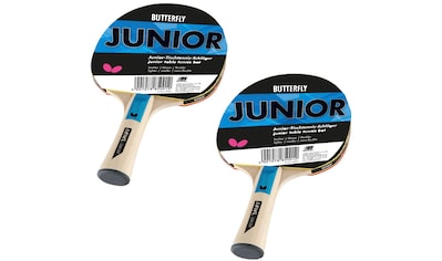 Tischtennisschläger »2er Set Butterfly Junior, Schläger Racket Bat«, (1 tlg.)