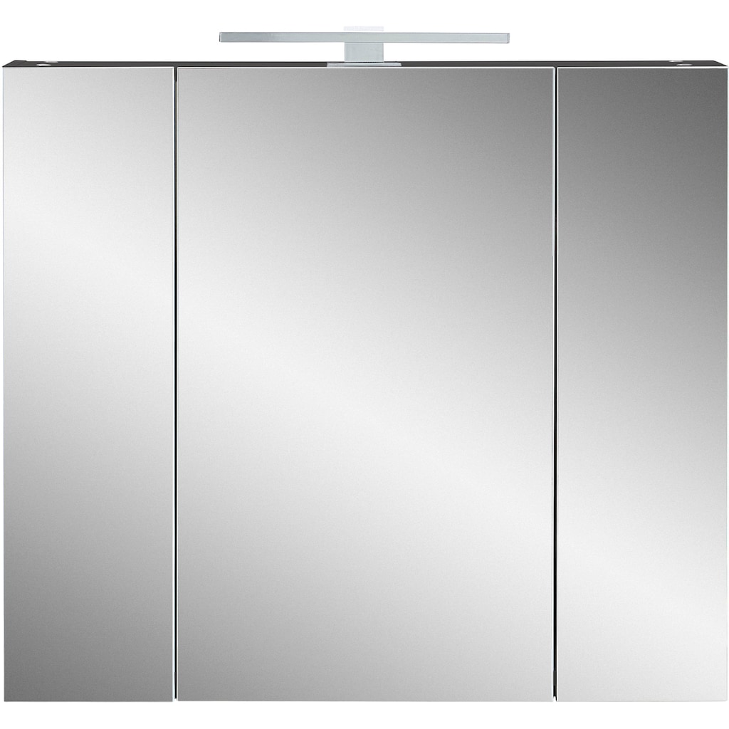 GERMANIA Badezimmerspiegelschrank »Yonkers«, ABS-Kanten, 3-D Spiegel, Türdämpfung, Verstellbare Einlegeböden