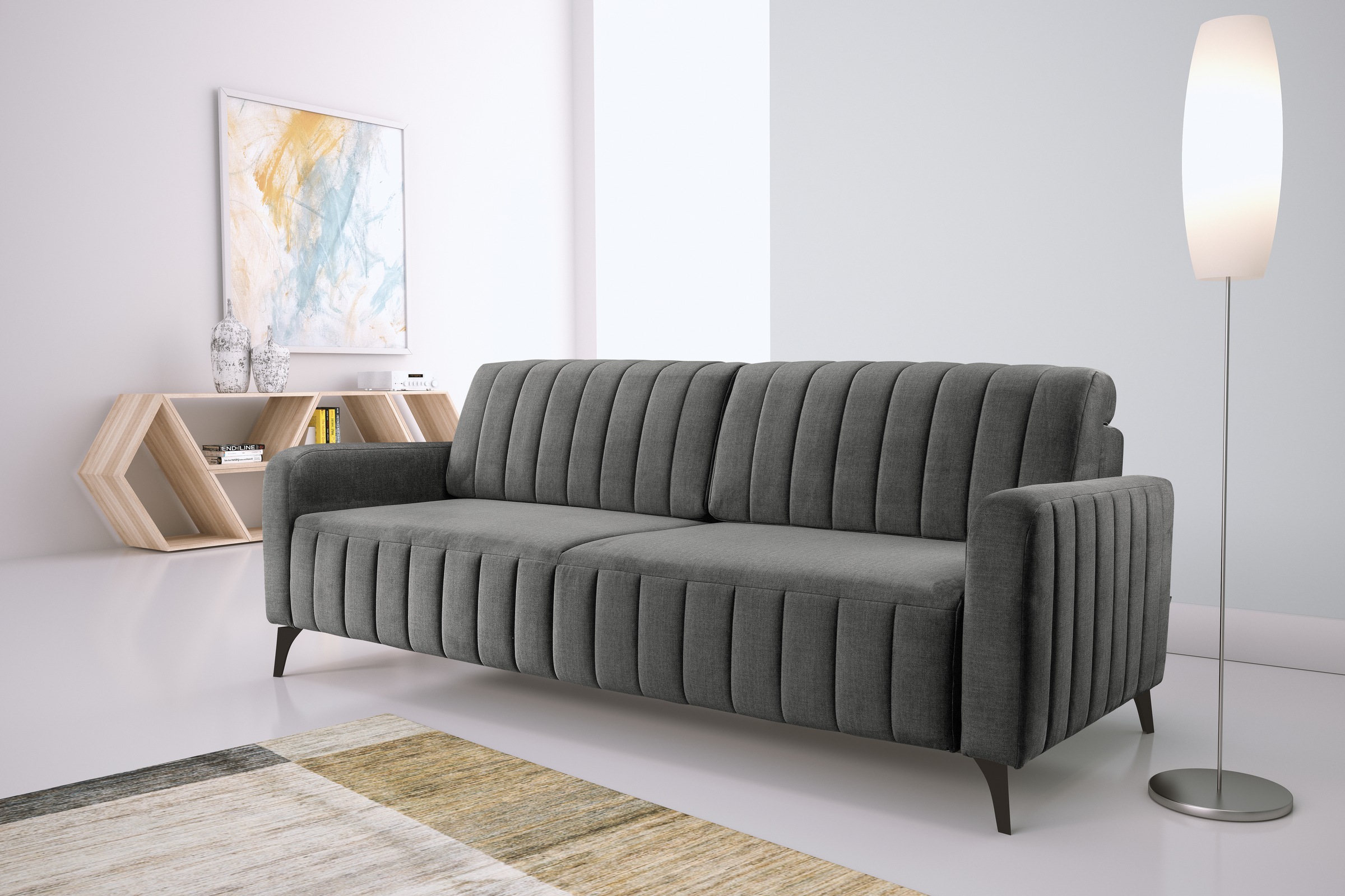 exxpo - sofa fashion 3-Sitzer »Grande, Schlafsofa, Dauerschläfer, Microvelo günstig online kaufen