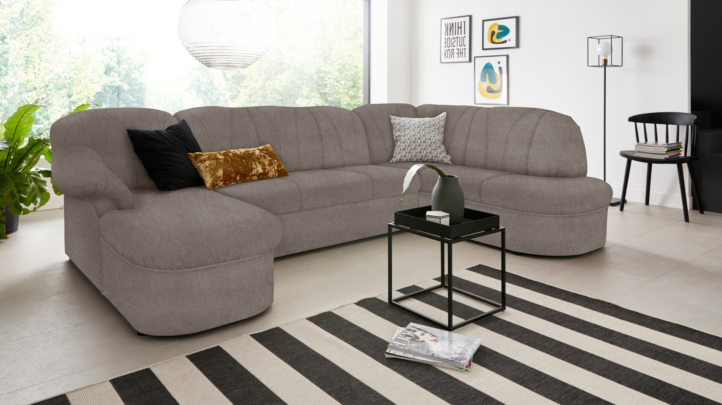 DOMO collection Wohnlandschaft »Pegnitz, zeitlos und modern, mit attraktive günstig online kaufen