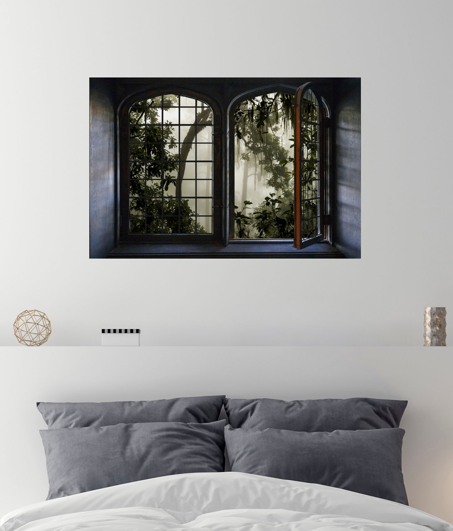 queence Wandsticker »Urwald« Wandsticker, Wandbild, selbstklebend, 3D, Fens günstig online kaufen
