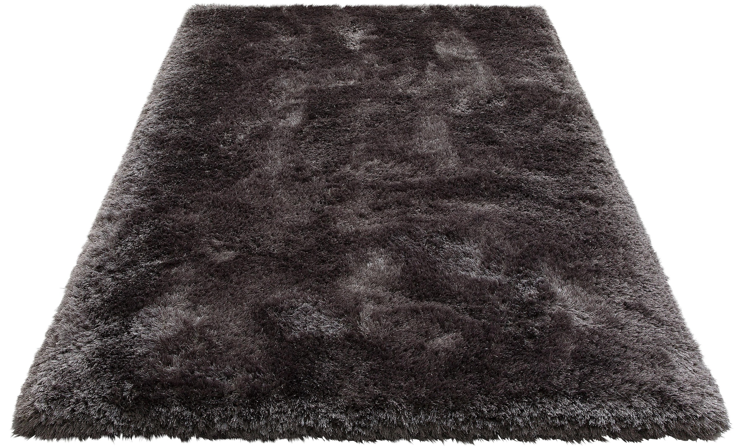 Leonique Hochflor-Teppich »Lasse, hoher Flor, besonders weich durch Mikrofaser«, rechteckig, 76 mm Höhe, Shaggy-Look, meliertes Garn, Wohnzimmer, Schlafzimmer, Kinderzimmer