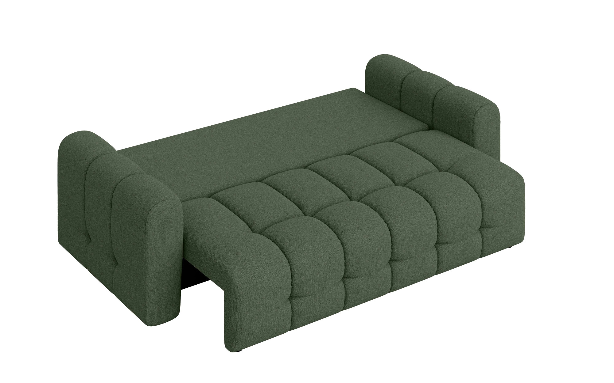 INOSIGN 3-Sitzer »Manilla, wahlweise mit Bettfunktion, B/T/H 265/117/91 cm«, mit Wellenunterfederung, in verschiedenen Materialien und Farben