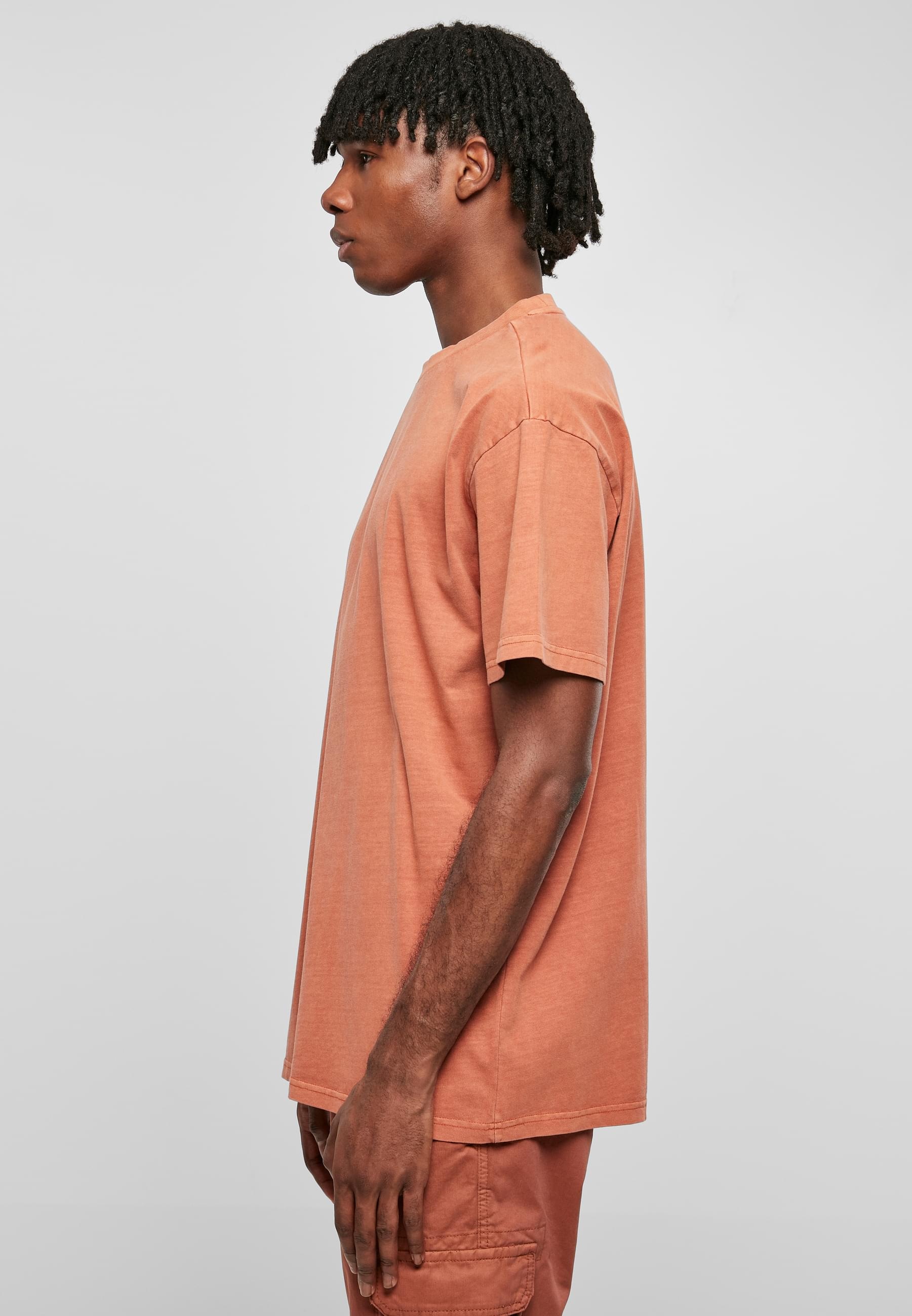 URBAN CLASSICS Kurzarmshirt »Urban Classics Herren Heavy Oversized Garment Dye Tee« 1 Stk.