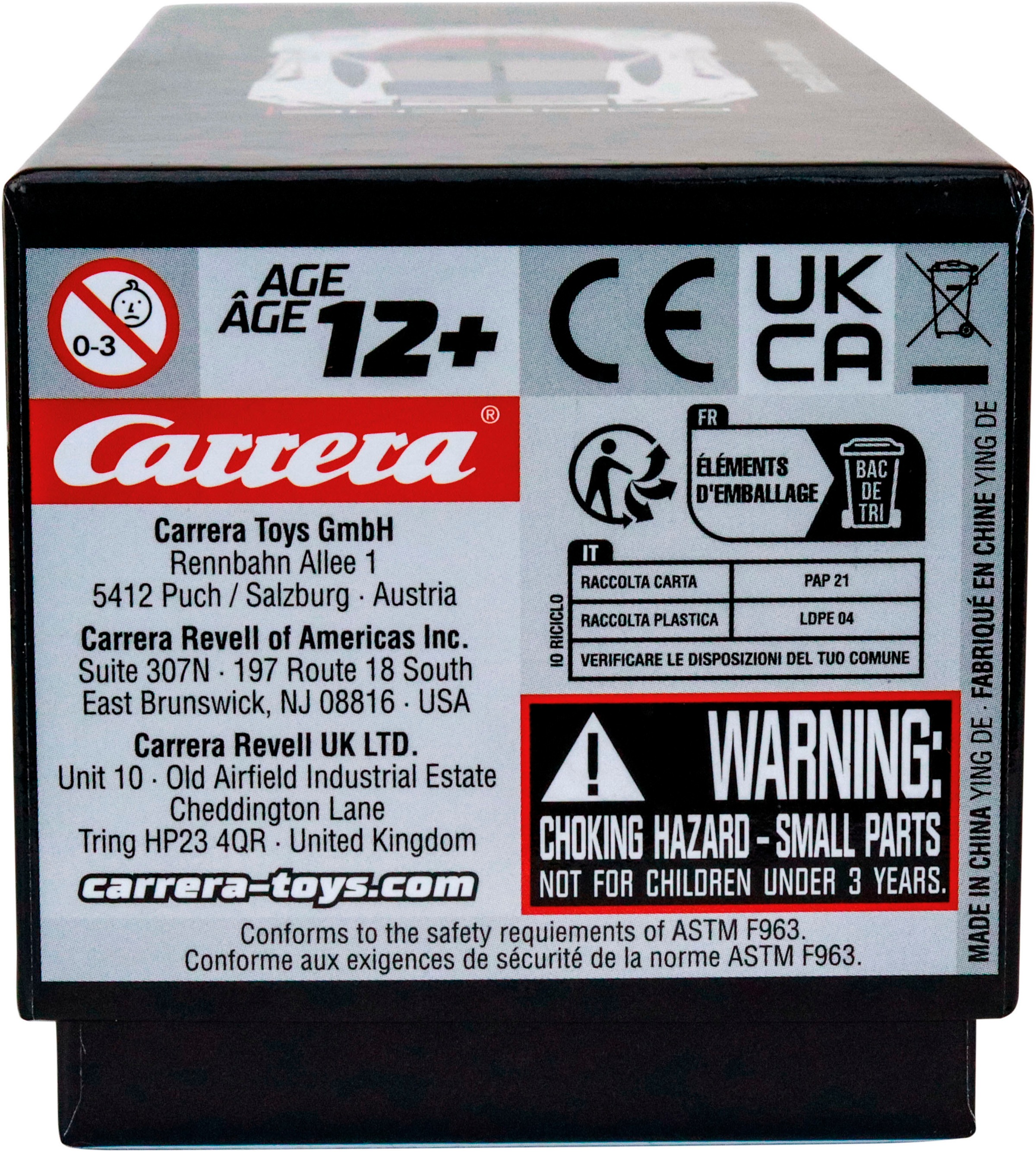 Carrera® Rennbahn-Auto »Carrera Hybrid, Porsche 911 GT3 R, White Lightning«