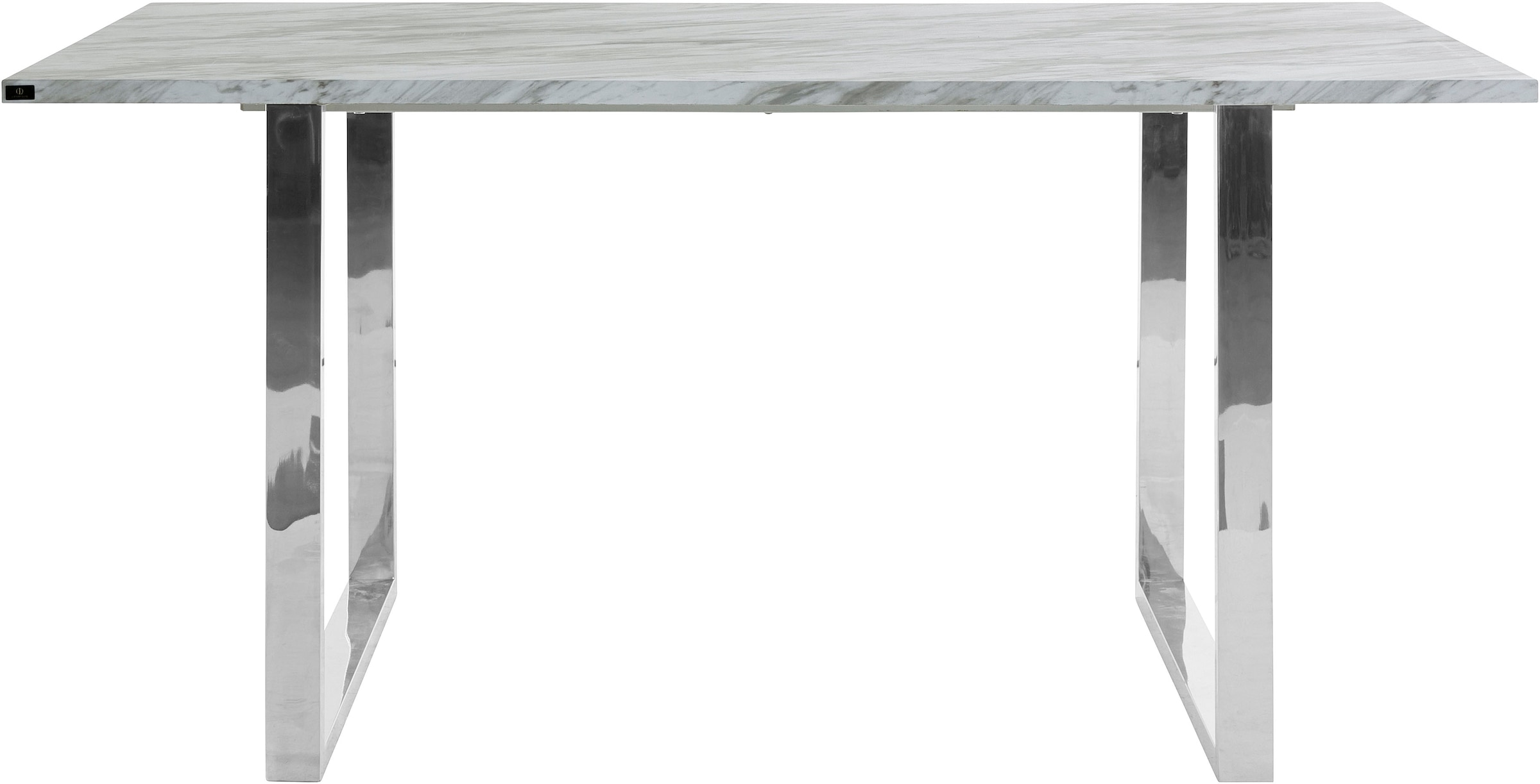 Leonique Esstisch »Cevennen«, (1 St.), Tischplatte aus MDF in Marmor Optik, Gestell  aus Metall, Höhe 76 cm online bestellen