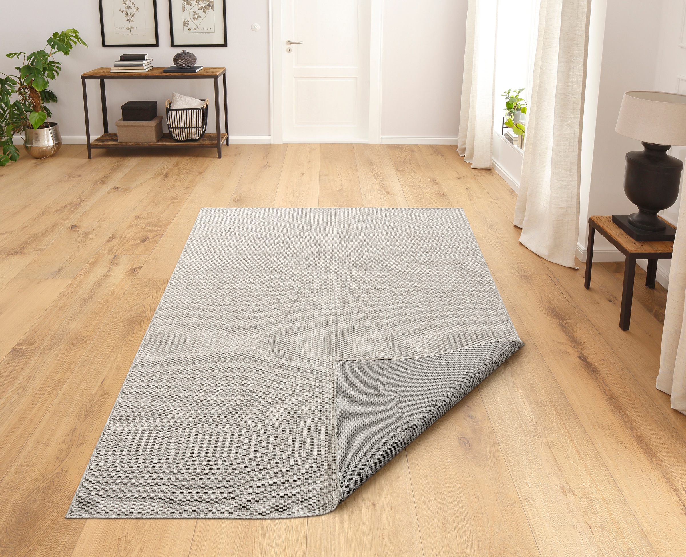 my home Teppich »Rhodos, In-und Outdoor geeignet«, rechteckig, 3 mm Höhe, S günstig online kaufen
