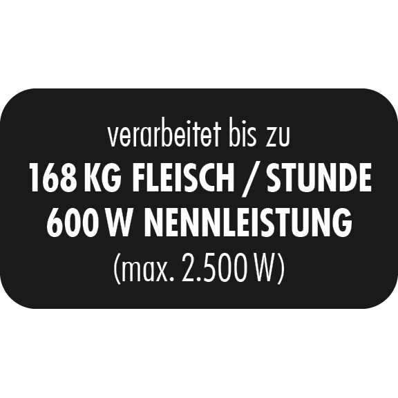 Gastroback Fleischwolf »Design Fleischwolf 6-in-1 Power Pro« inklusive Burger-Presse