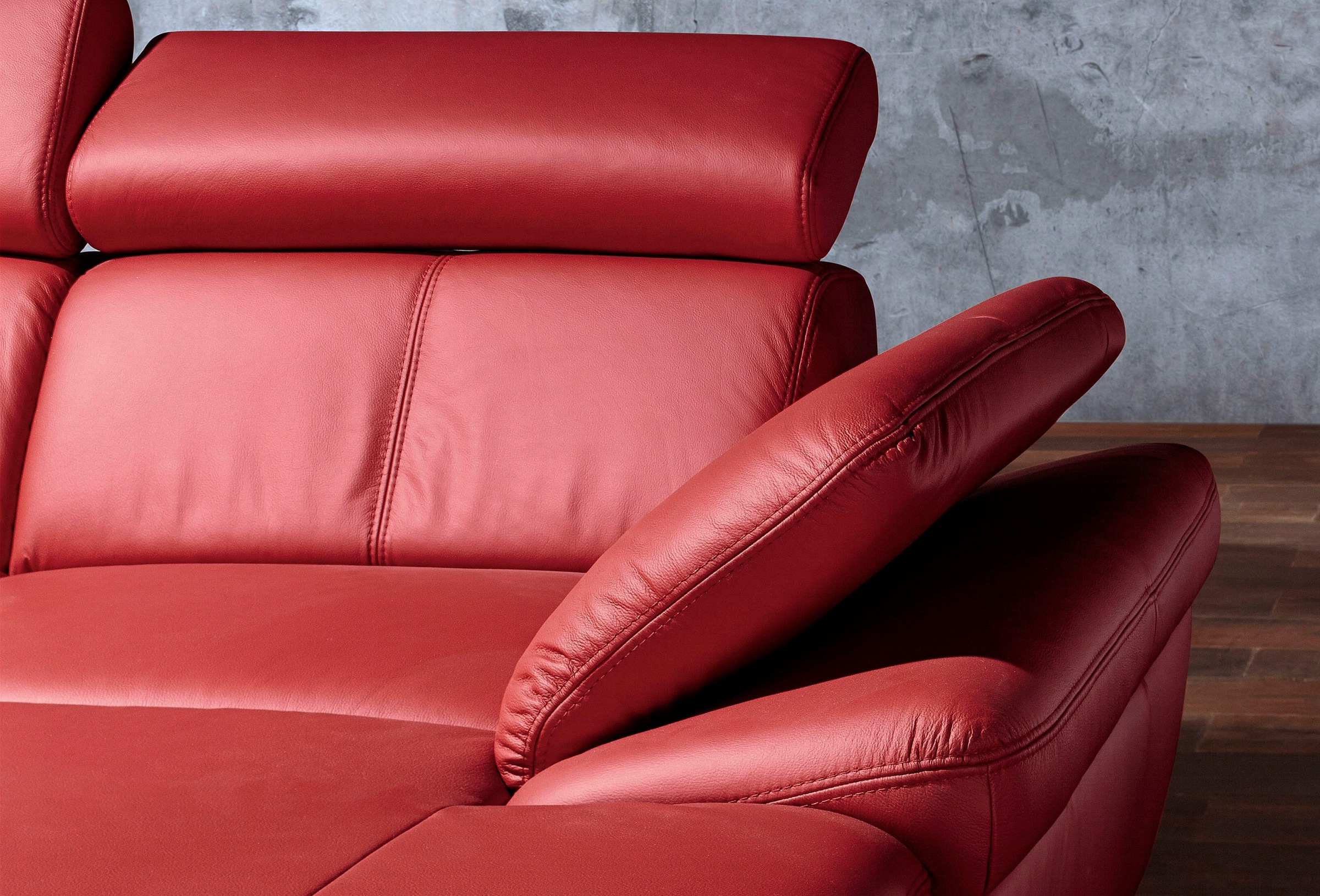 exxpo - sofa fashion Ecksofa »Salerno«, inklusive Kopfteil- und  Armteilverstellung, wahlweise mit Bettfunktion auf Rechnung kaufen