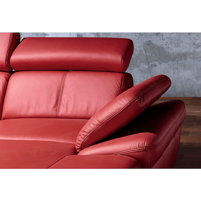 exxpo - sofa fashion Ecksofa »Salerno«, inklusive Kopfteil- und  Armteilverstellung, wahlweise mit Bettfunktion auf Rechnung kaufen