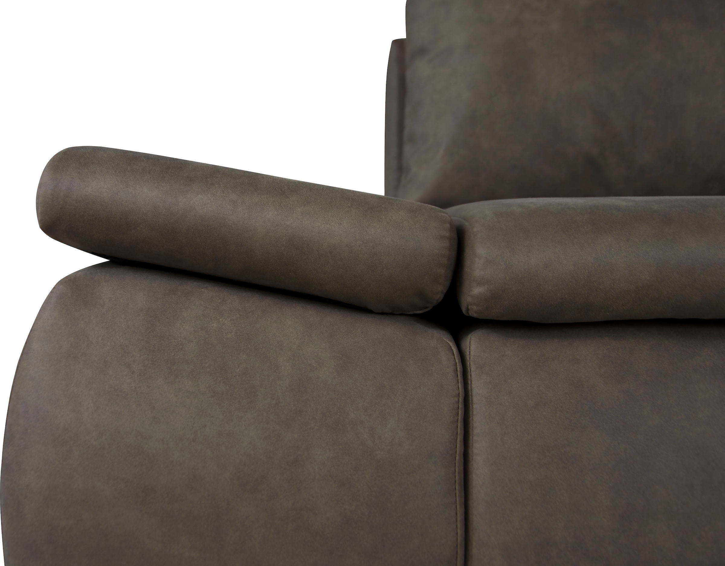 Home affaire Ecksofa »Acra L-Form« mit Bettfunktion und Bettkasten, in Mattenoptik