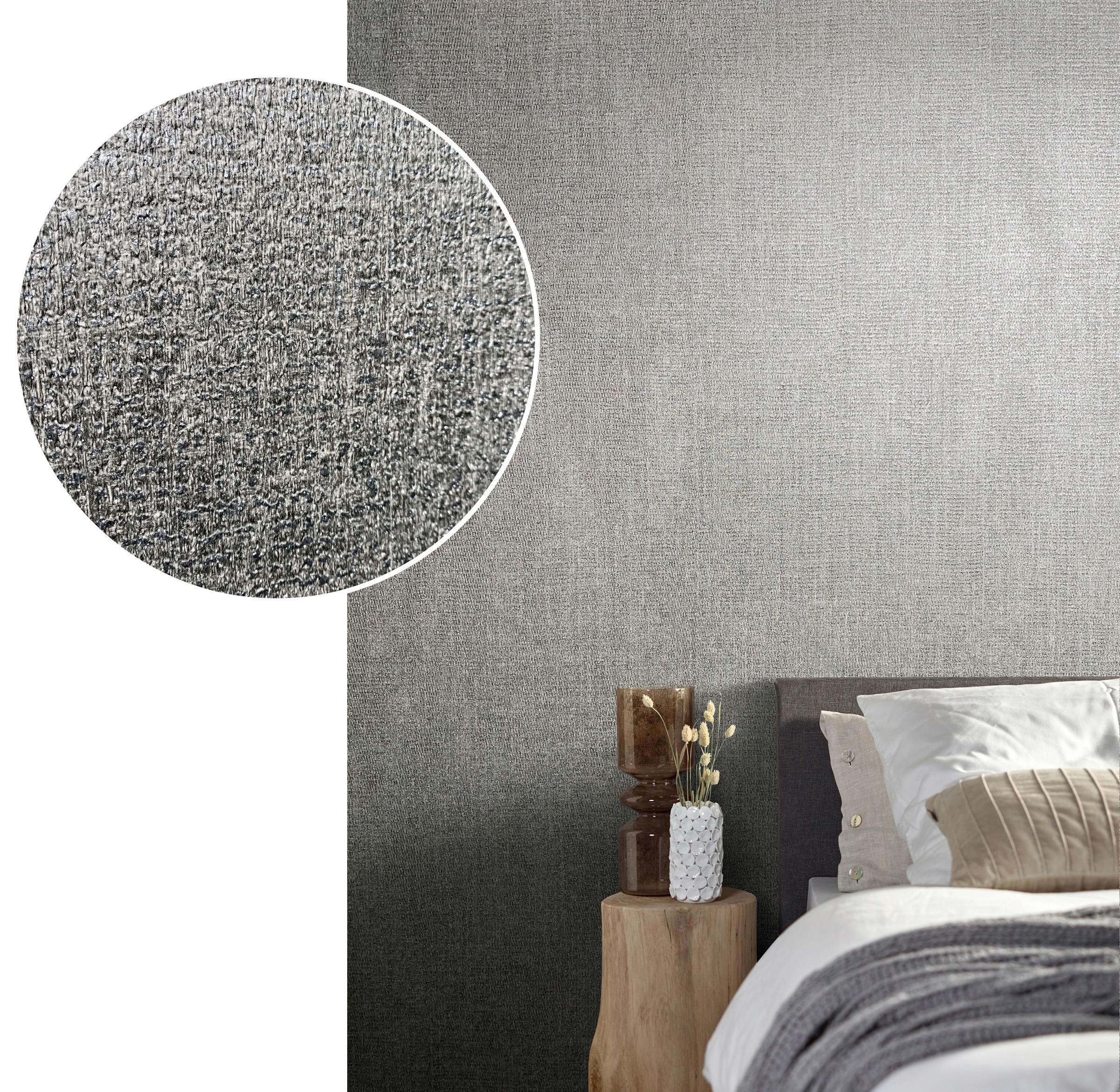 Marburg Vliestapete, Mesh-uni, moderne Tapete für Wohnzimmer Schlafzimmer Küche