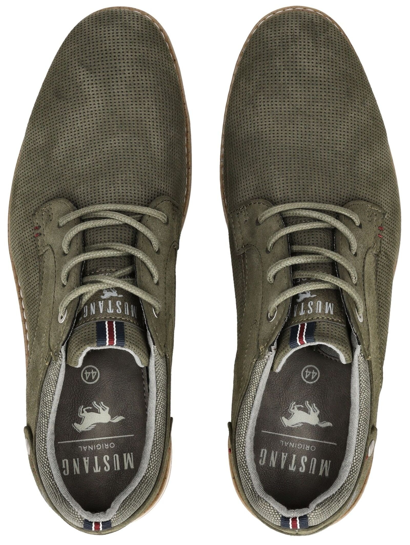 Mustang Shoes Schnürschuh »Mustang Shoes Halbschuhe Lederimitat«