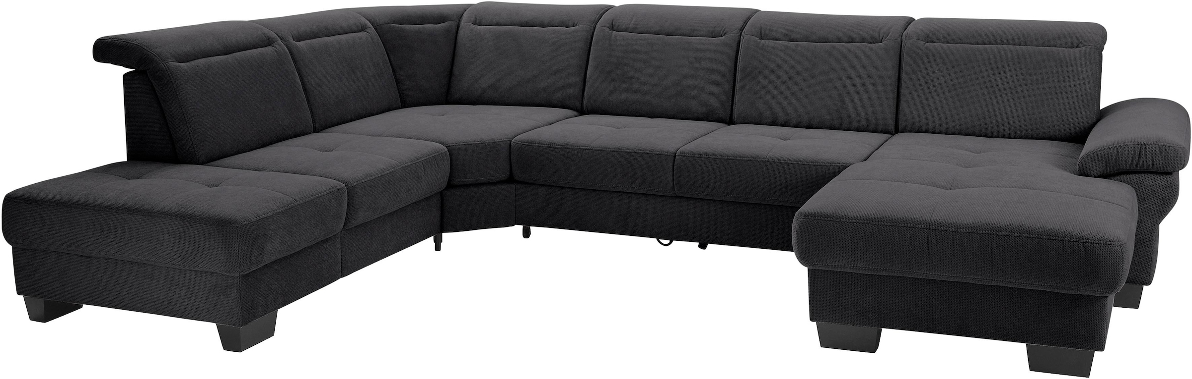 Home affaire Wohnlandschaft »Cornwall U-Form« inkl. Sitztiefenverstellung, günstig online kaufen