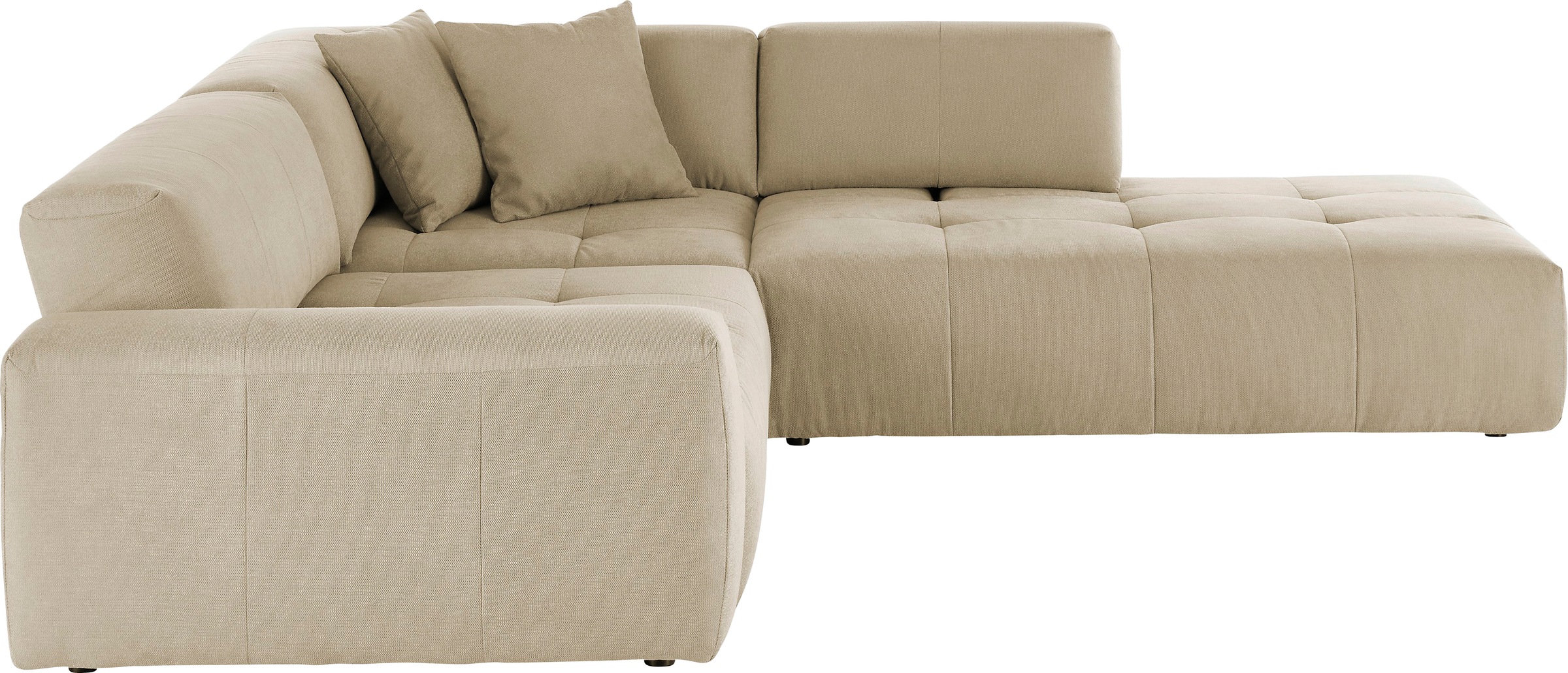 3C Candy Ecksofa »Yoshy Komfortsofa, bequem und modern, hochwertige Verarbeitungsdetails« Zwei verschiedene Sitztiefen durch verstellbare Rückenlehne, L-Form