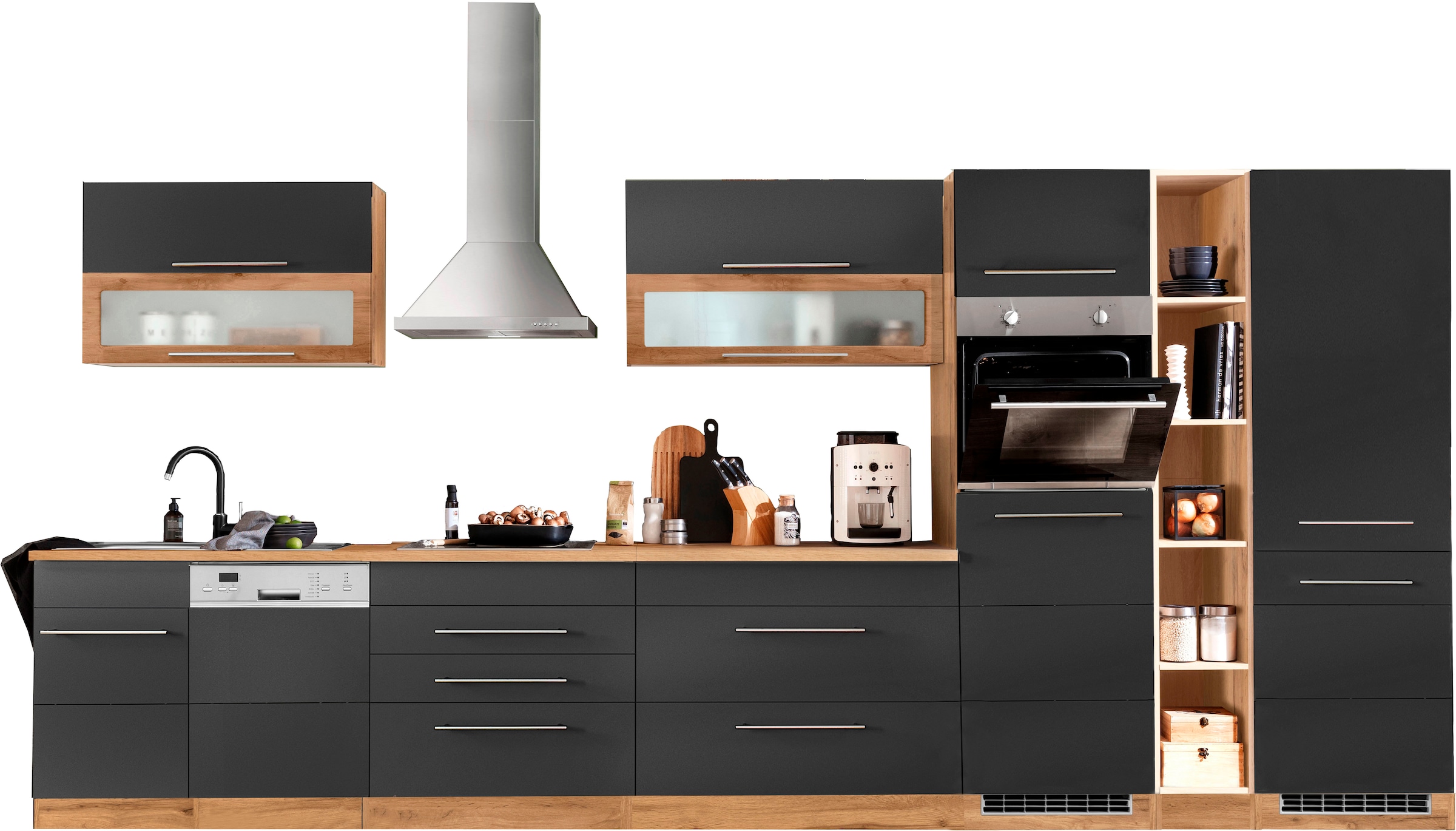 KOCHSTATION Küchenzeile »KS-Wien« Breite 440 cm, wahlweise mit E-Geräten un günstig online kaufen