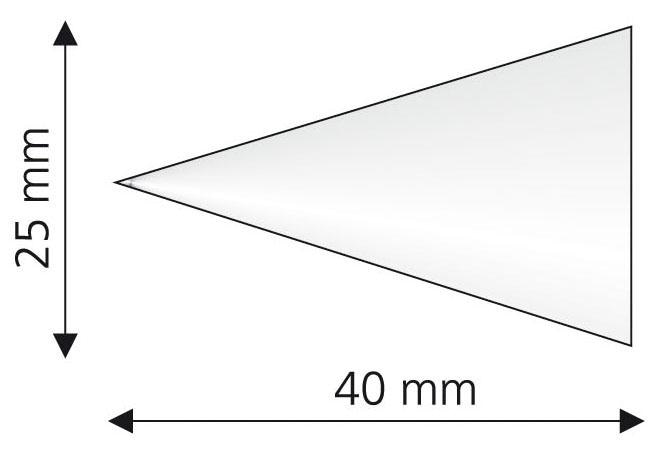 Liedeco Gardinenstangen-Endstück »Cone«, (Set, 2 St.), für Gardinenstangen Ø 16 mm