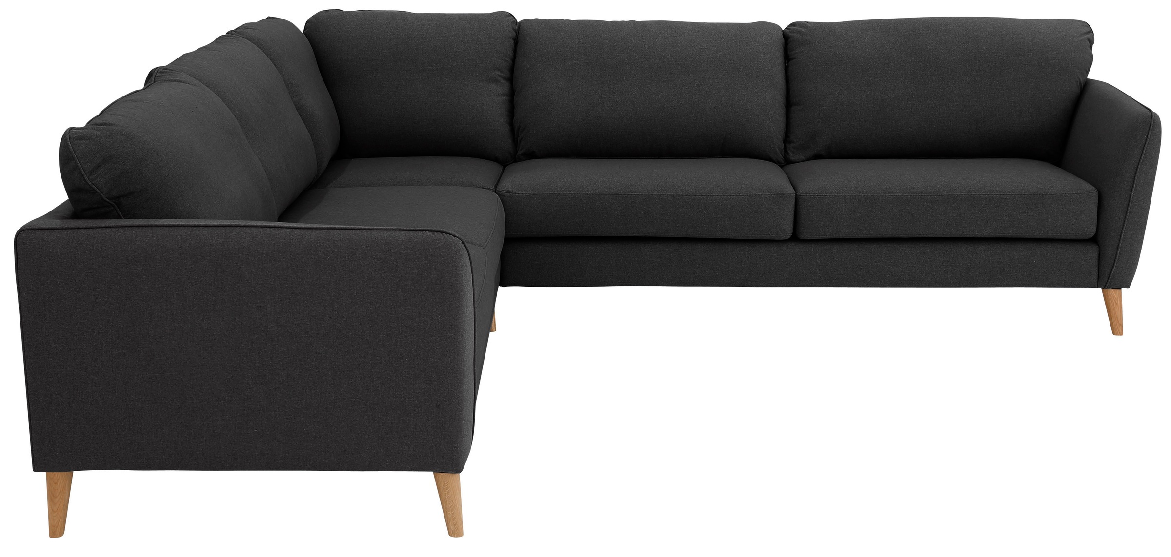 Home affaire Ecksofa »MARSEILLE 278/278 cm, L-Form, Webstoff, Flachgewebe, günstig online kaufen