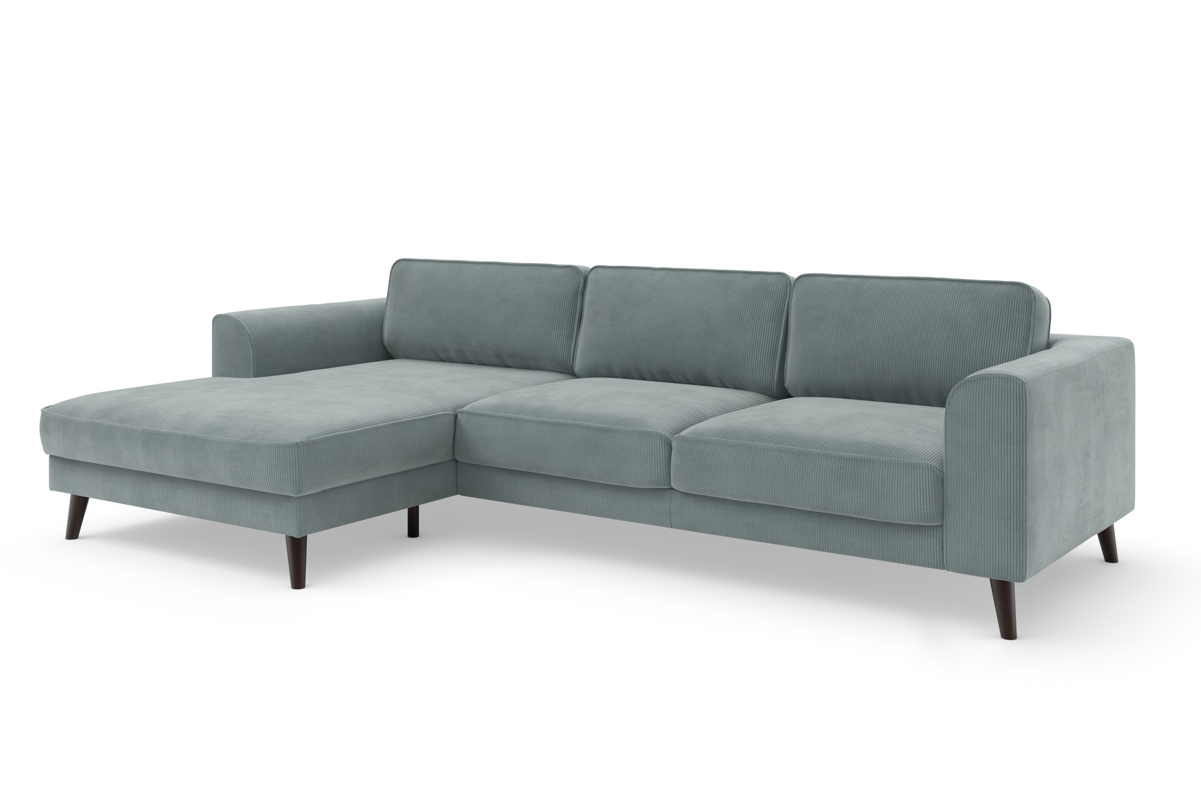 TRENDMANUFAKTUR Ecksofa »Lumber Jack, elegantes Designsofa, zeitlos modern, hoher Sitzkomfort«, wahlweise mit Bettfunktion u. Bettkasten, L-Form