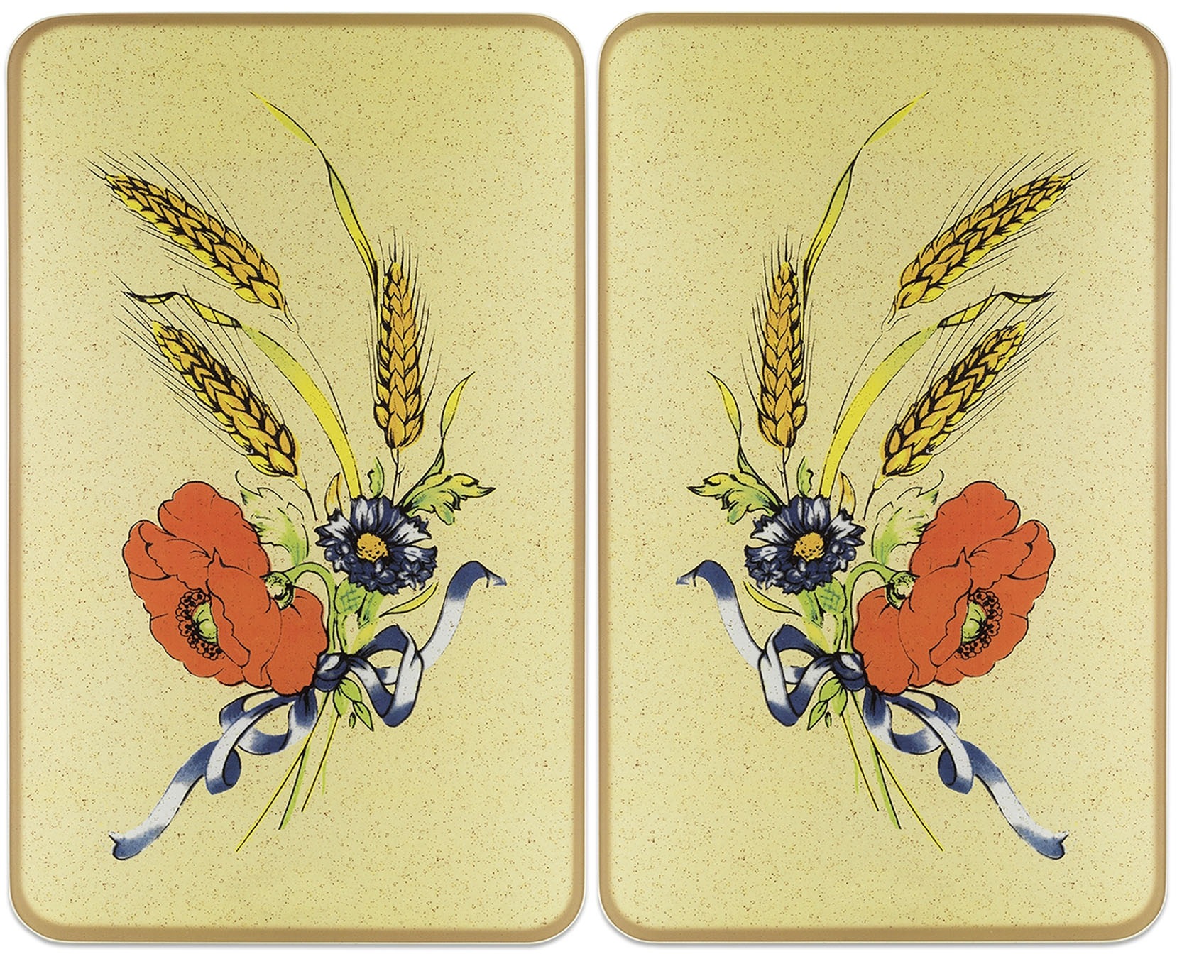 Maximex Herd-Abdeckplatte »Universal Modell Kornblumen«, (Set, 2 tlg.), Her günstig online kaufen