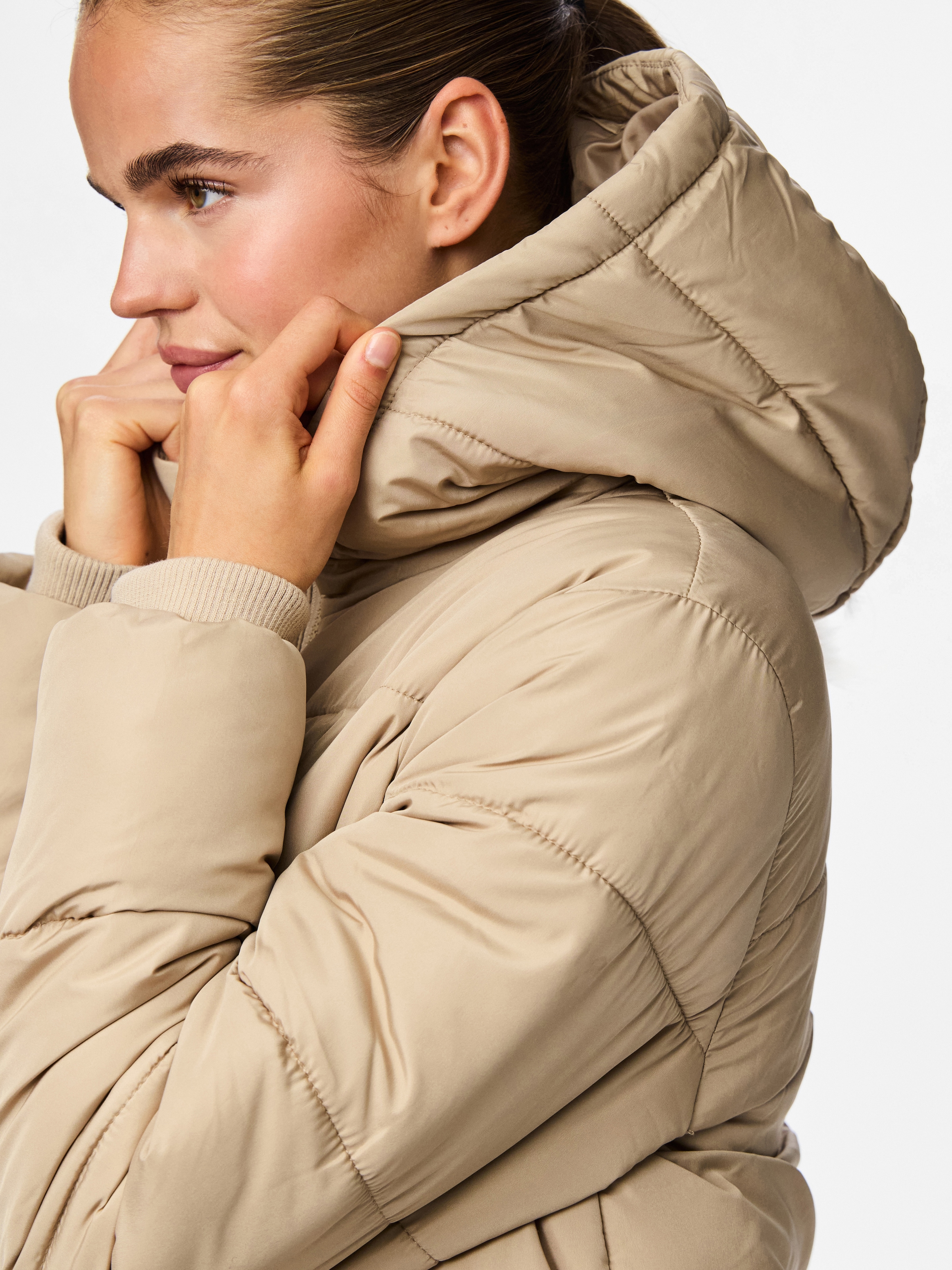 pieces Steppmantel »PCBEE NEW LONG PUFFER JACKET NOOS BC«