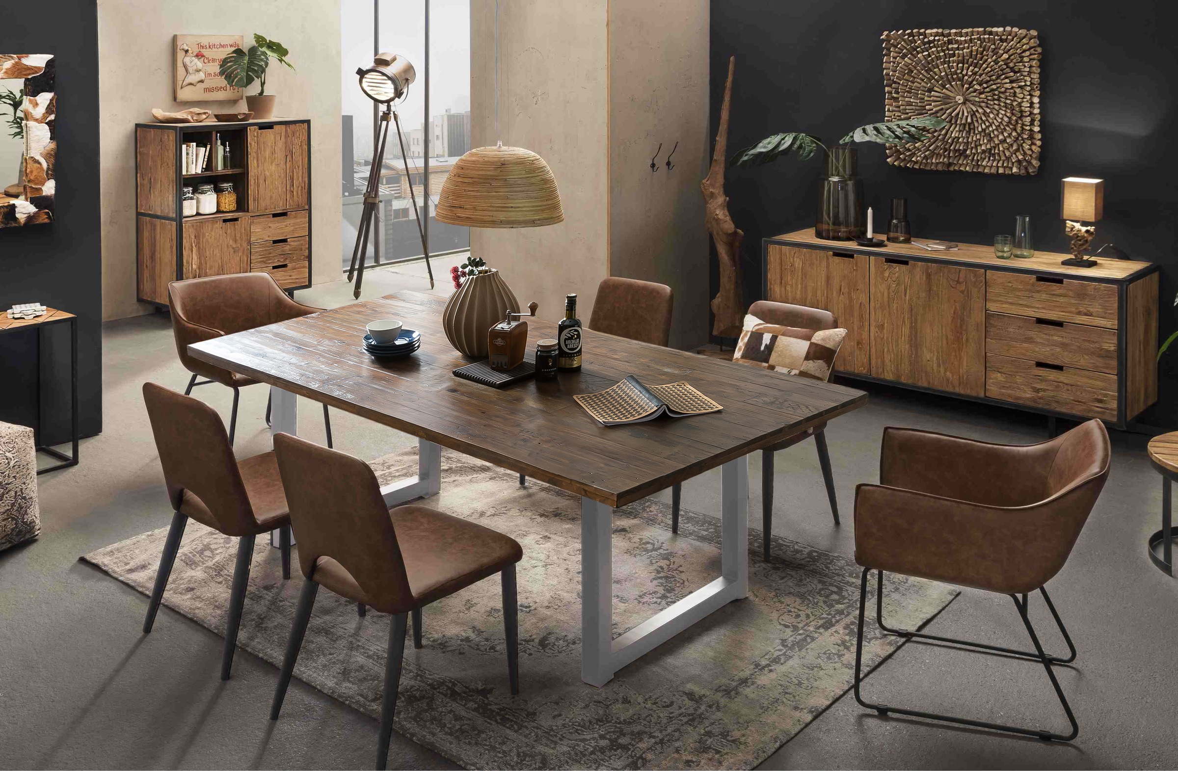 SIT Tischbein, (1 St.), modernes Kufen-Gestell