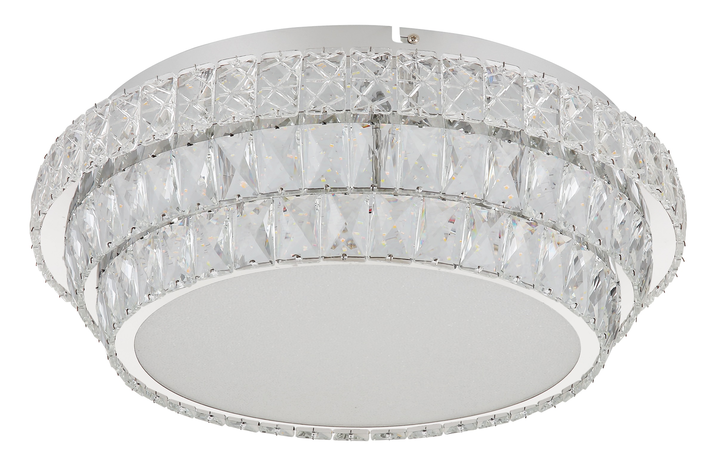 GLOBO LIGHTING LED Deckenleuchte »KLARA«, Leuchtmittel LED-Modul | LED fest integriert, Deckenlampe/Kristalle/Nachtlicht/Farben fixierbar/elegant
