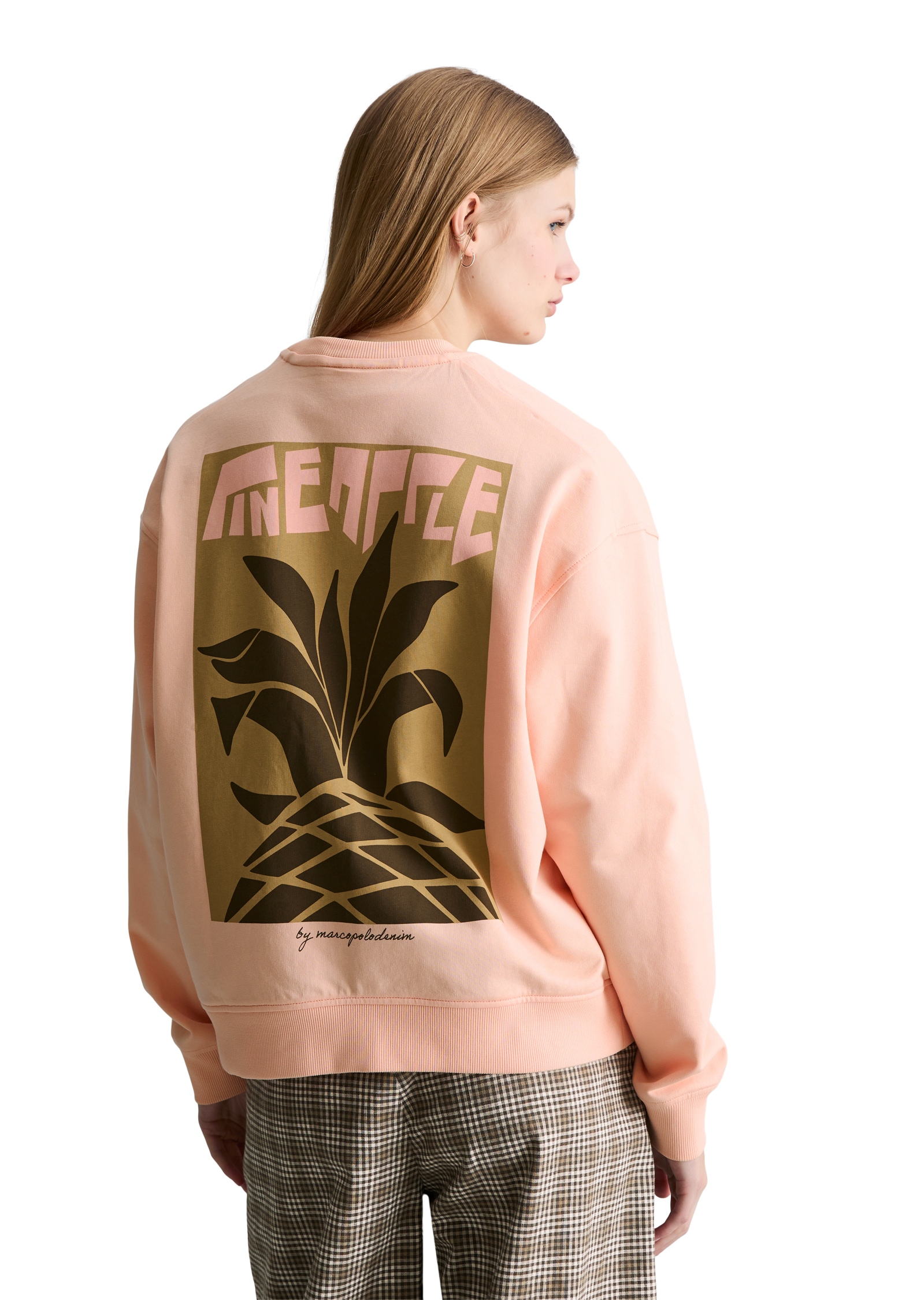 Marc O'Polo DENIM Sweatshirt , oversized mit markantem Rückenprint
