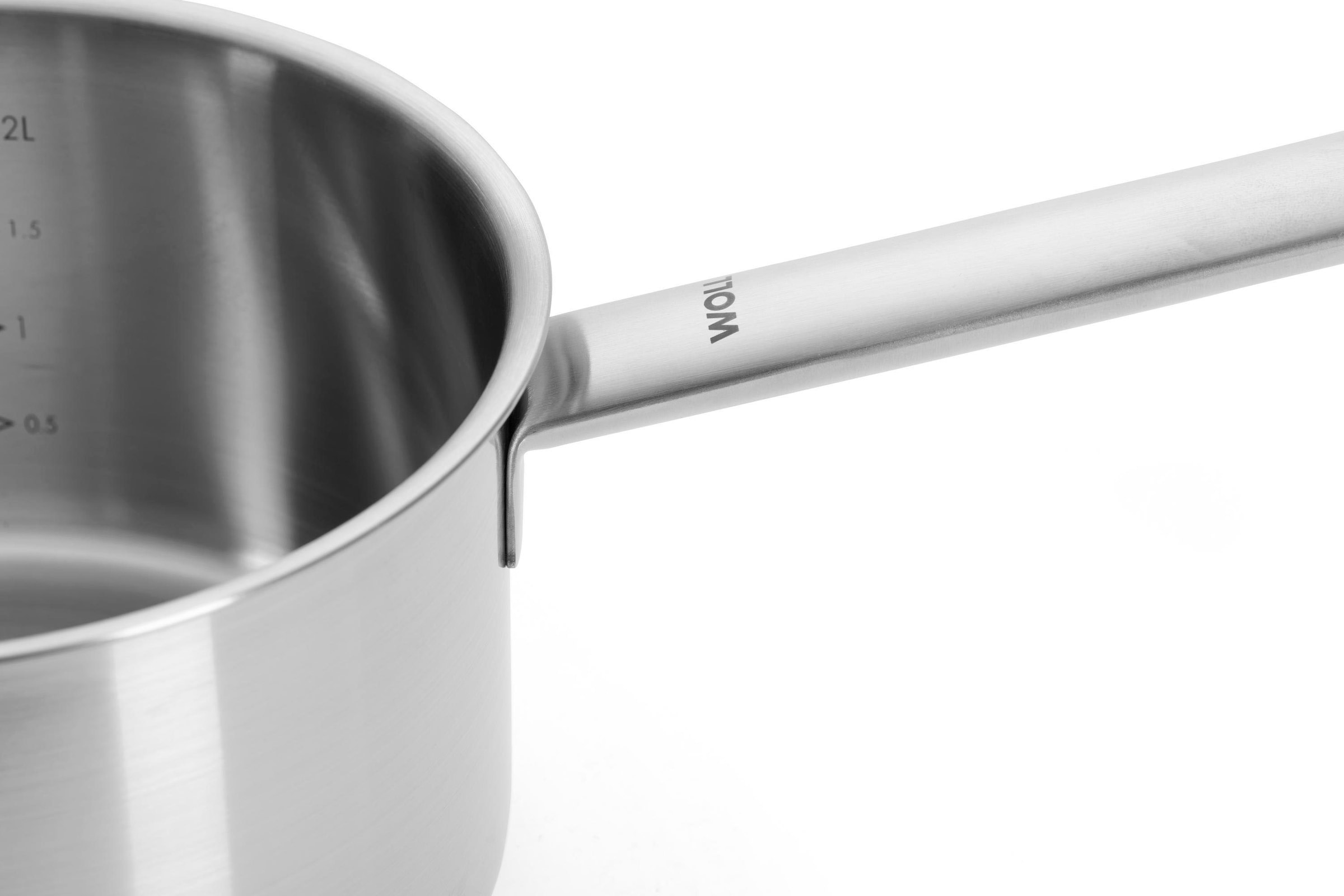 WOLL Topf-Set »Steel«, Edelstahl, (Set, 7 tlg.), hochwertiger, korrosionsbeständiger Edelstahl
