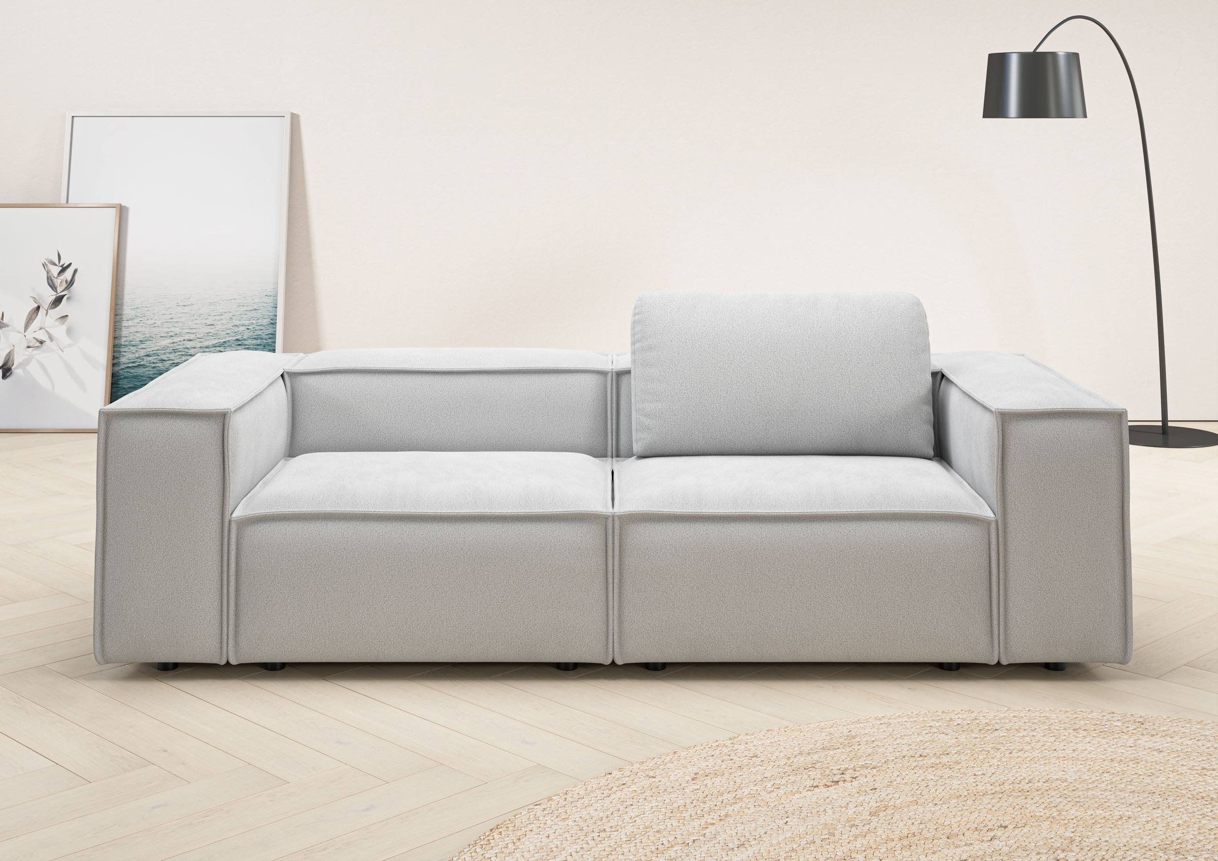 Home affaire 2-Sitzer »Watertown, modernes Sofa 246 cm breit, auch in Feinc günstig online kaufen