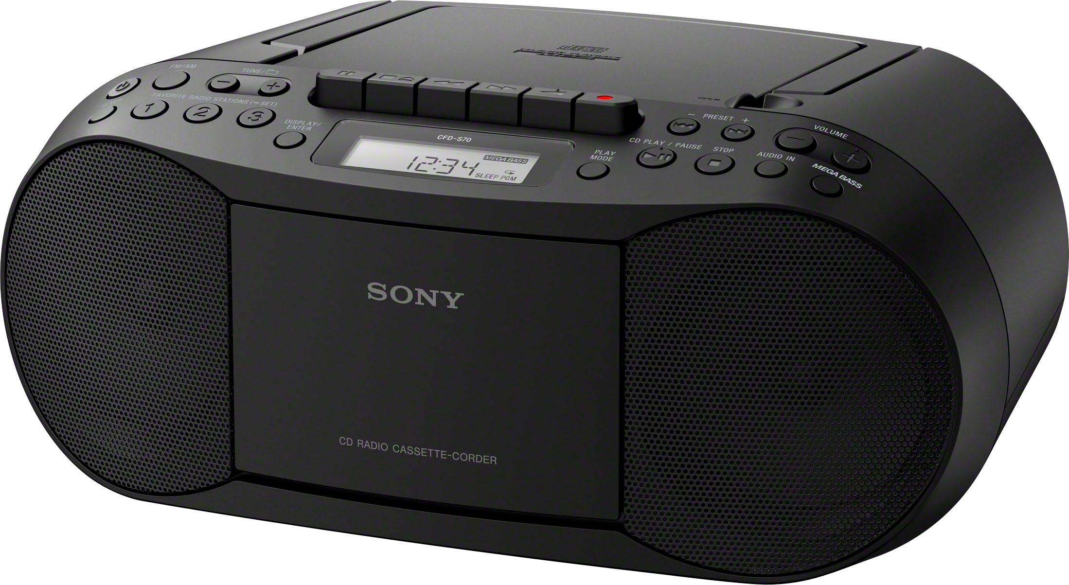 Sony Boombox »CFD-S70«, CD, MP-3, Kassette
