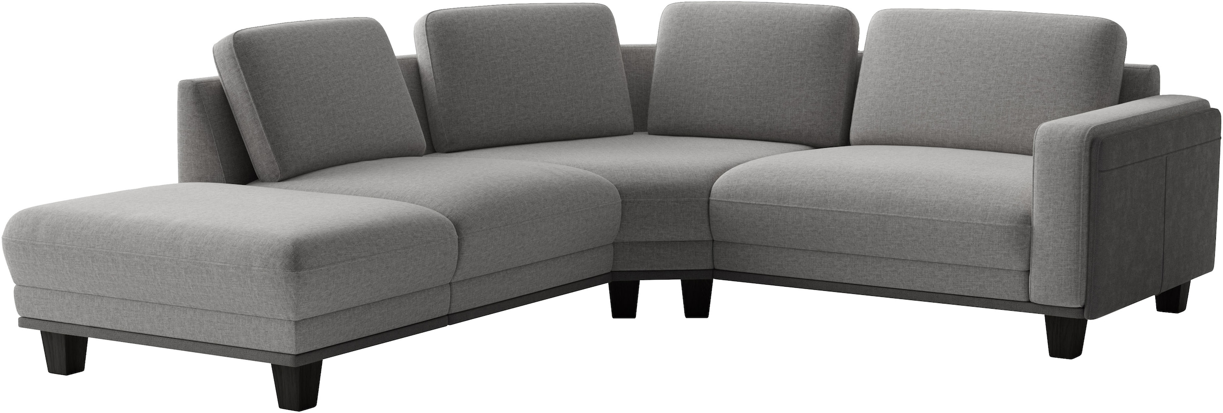 sit&more Ecksofa »Concept« Modernes Sofa in drei Fußfarben zur Auswahl