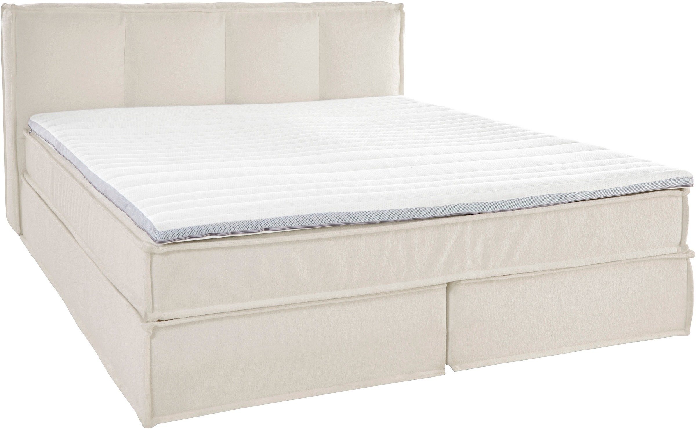 LeGer Home by Lena Gercke Boxspringbett »Addyson«, (Härtegrade H2, H3 und H4 wählbar), Boxspringbett inkl. Topper, 2 Matratzen