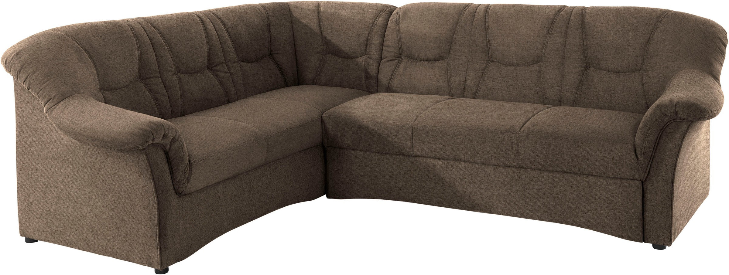 DOMO collection Ecksofa »Sarafina zeitlos und komfortabel, optional mit Federkern, L-Form«, wahlweise mit Bettfunktion
