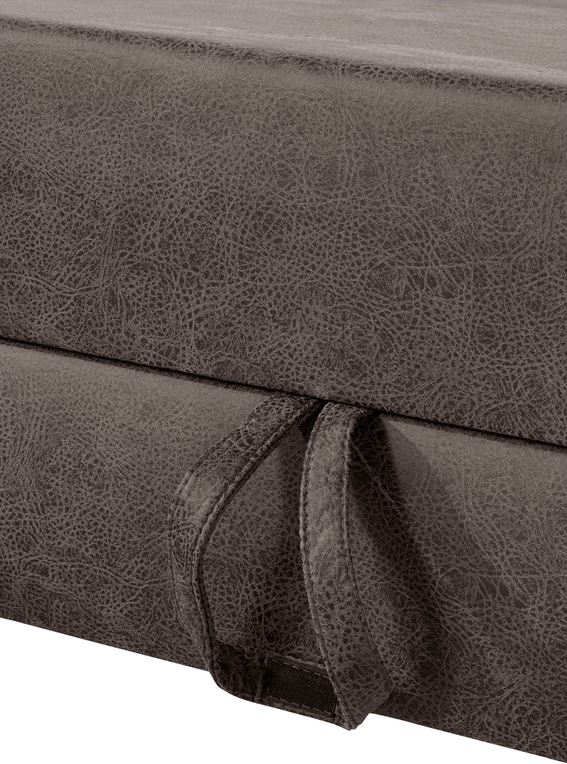 sit&more Ecksofa »Bologna L-Form«, Kopfteilverstellung, wahlweise mit Bettfunktion und Schubkasten