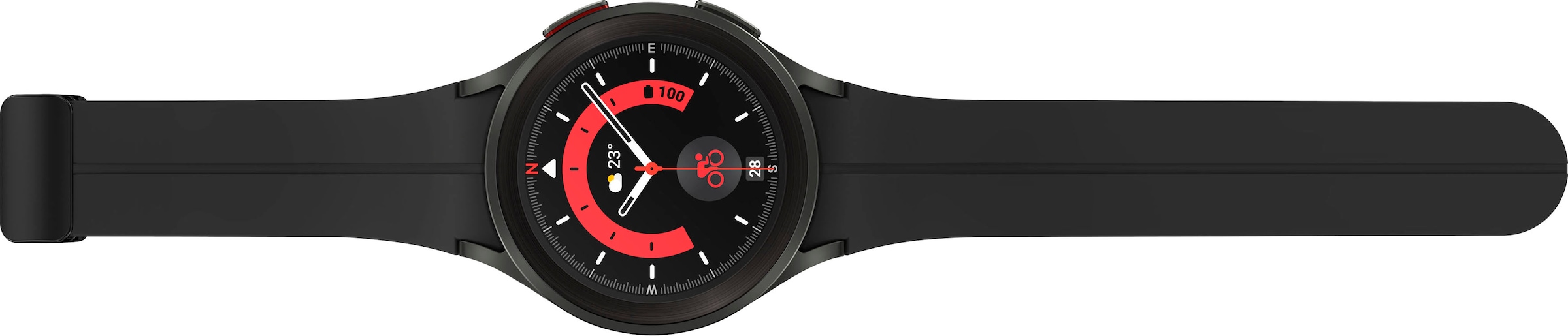 Samsung Smartwatch »Galaxy Watch 5 Pro 45mm LTE«, (Wear OS by Samsung Fitness Uhr, Fitness Tracker, Gesundheitsfunktionen)