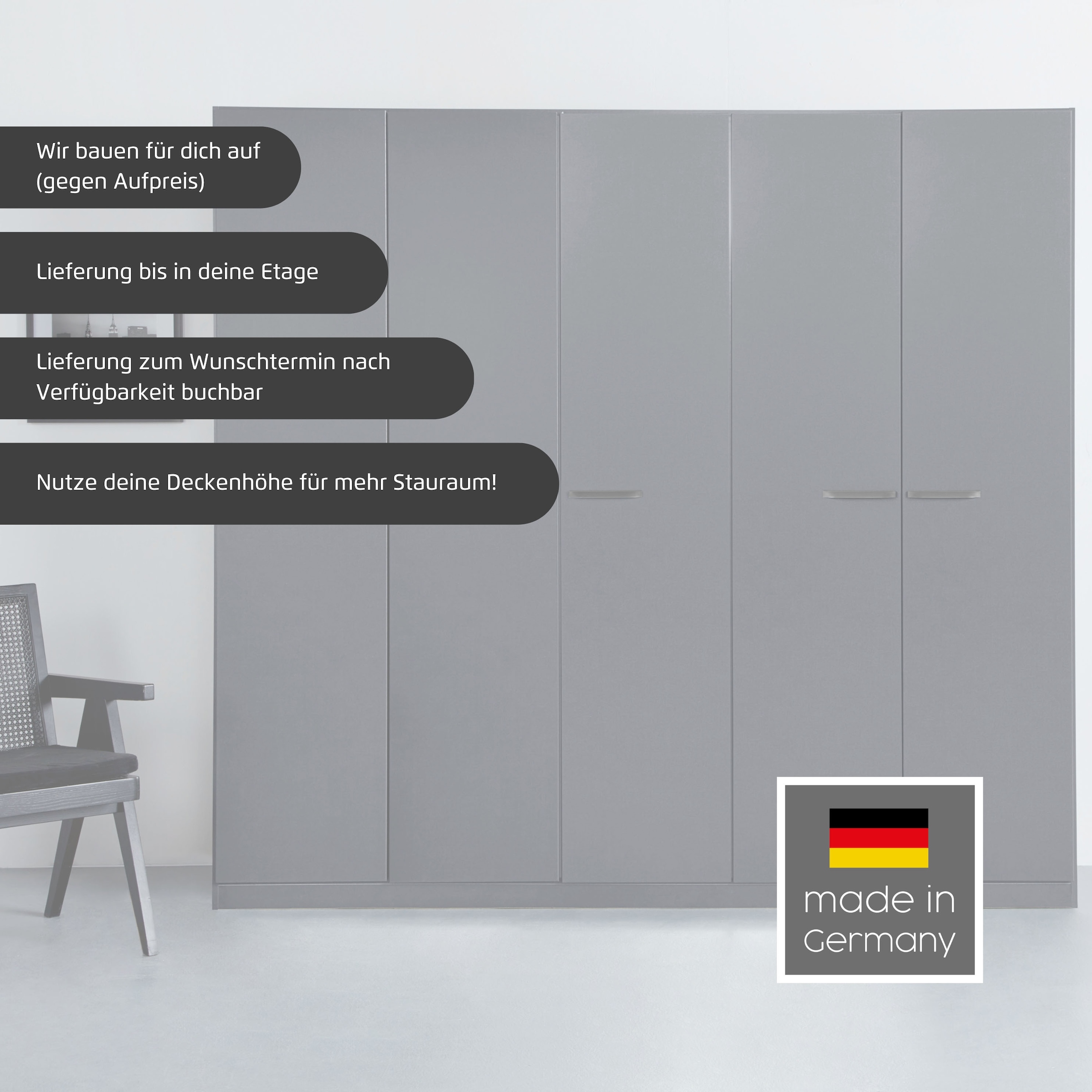 rauch Drehtürenschrank »Kleiderschrank Schrank Garderobe Wäscheschrank Ankl günstig online kaufen