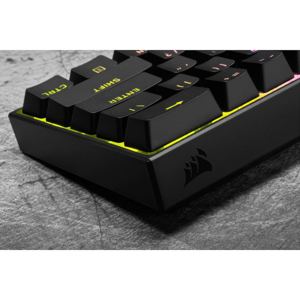 Corsair Gaming-Tastatur »K65 Mini MX Speed«, (Fn-Tasten-Gaming-Modus)