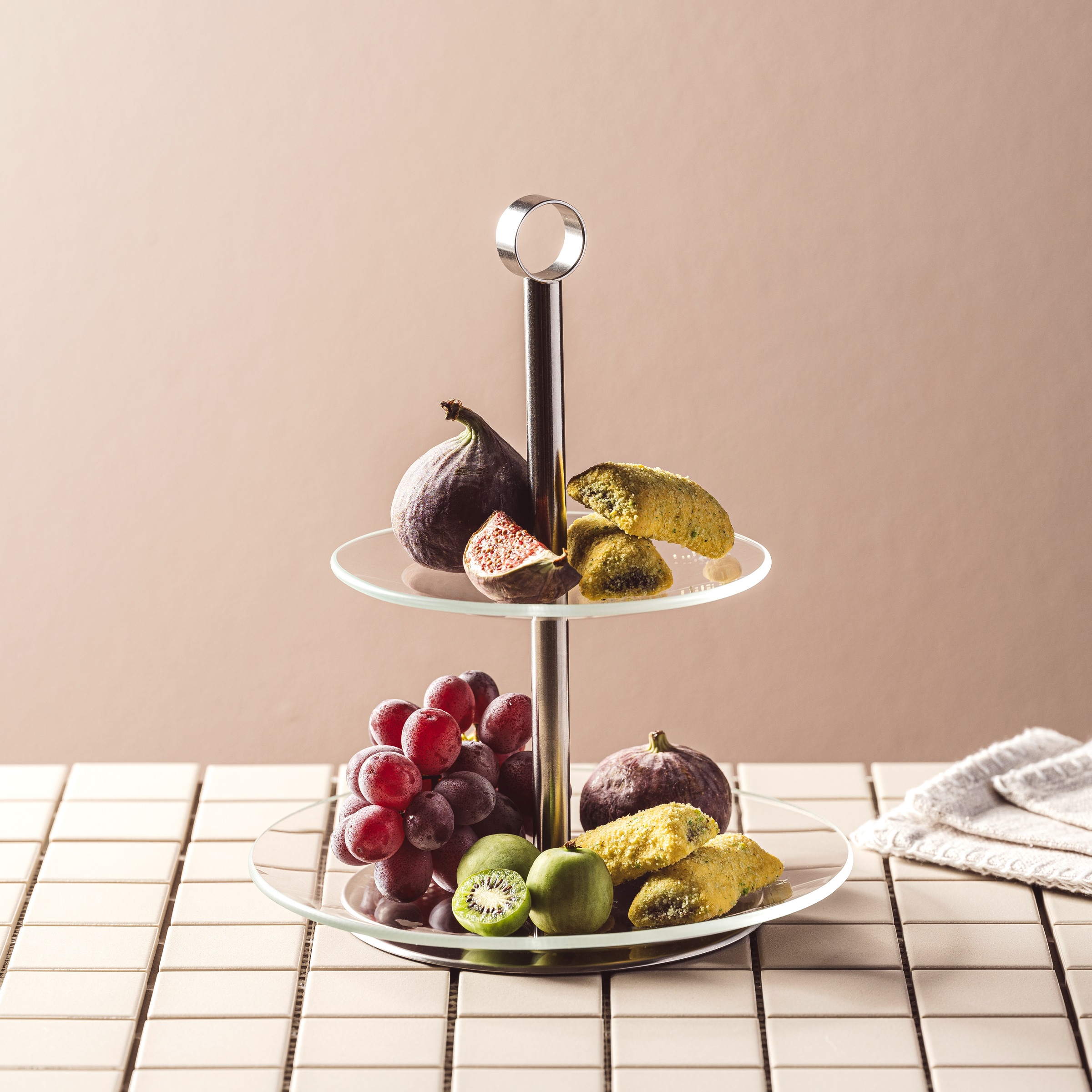 LEONARDO Etagere »CENA, 2 stufig - Höhe 26 cm«, Servieretagere mehrstöckig, zum Servieren und Präsentieren