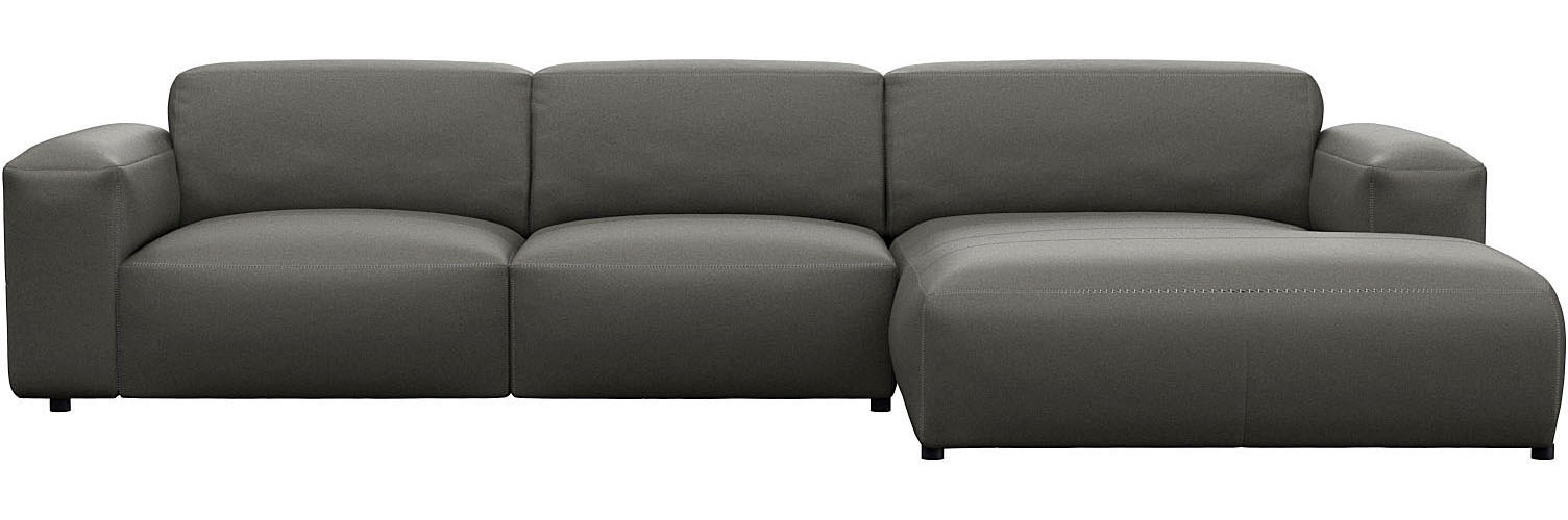 FLEXLUX Ecksofa »Lucera bequem und komfortabel durch hochwertigen Sitzaufba günstig online kaufen
